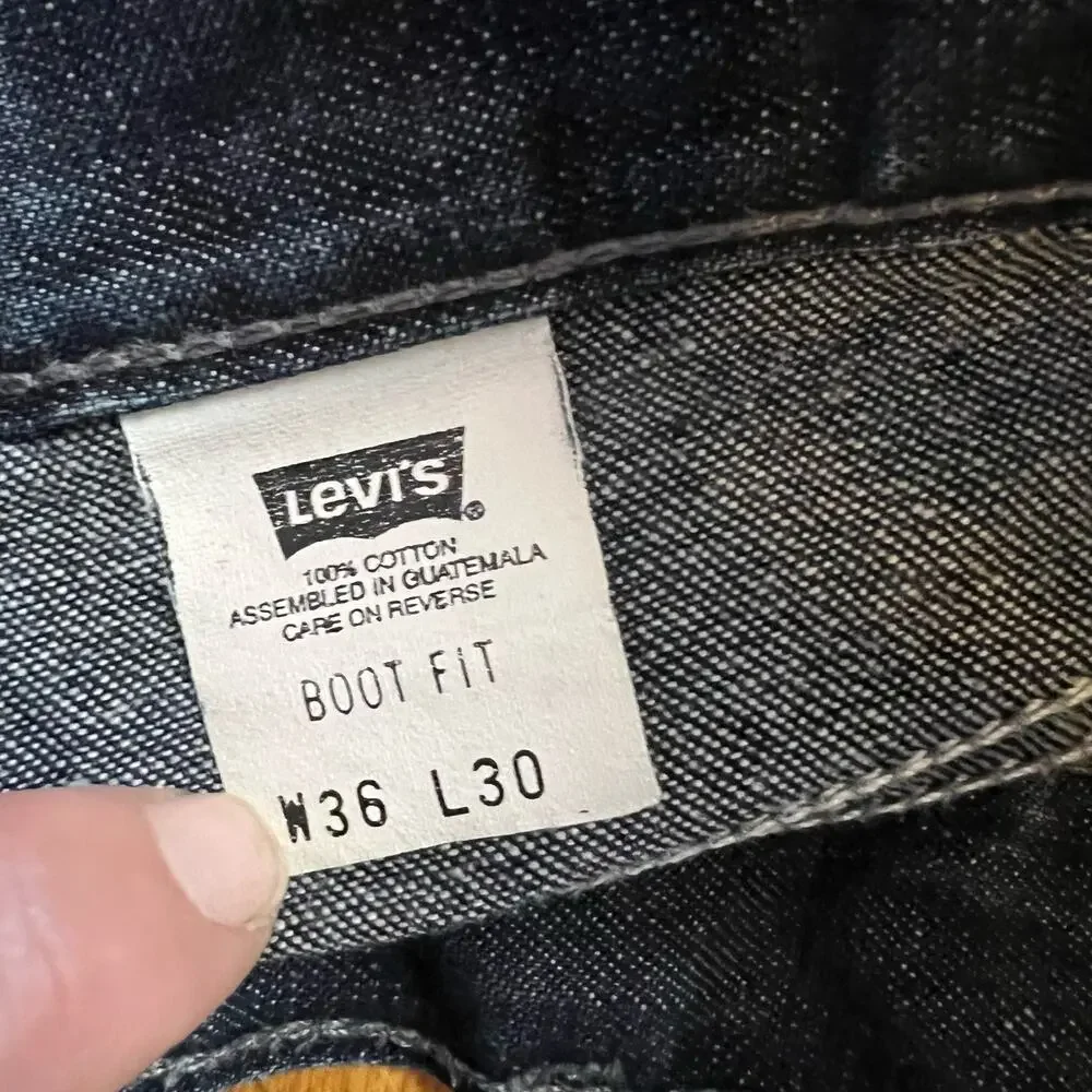 Levi’s Silvertab Shorts Mens 36 Vintage Cut Off Jeans Boot Blue